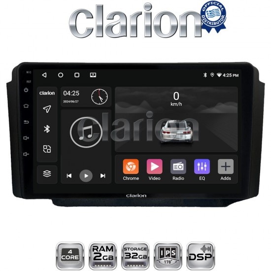 CLARION GL31013 Οθόνη OEM Multimedia Αυτοκινήτου για Ssangyong Rexton 2002>2006(CarPlay/AndroidAuto/BT/GPS/WIFI/GPRS)