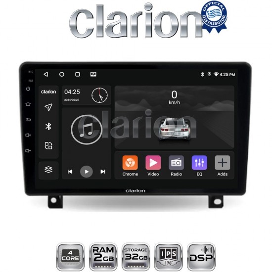 CLARION GL31019UP Οθόνη OEM Multimedia Αυτοκινήτου για OPEL Astra H (CarPlay/AndroidAuto/BT/GPS/WIFI/GPRS)