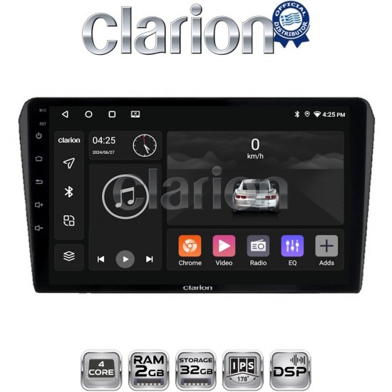 CLARION GL31025B Οθόνη OEM Multimedia Αυτοκινήτου για Toyota Avensis 2003 > 2008 (CarPlay/AndroidAuto/BT/GPS/WIFI/GPRS)