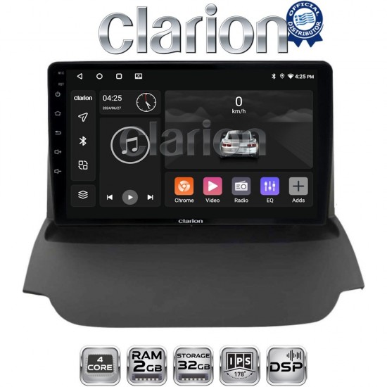 CLARION GL31039 Οθόνη OEM Multimedia Αυτοκινήτου για FORD ECOSPORT 2012>2017 (CarPlay/AndroidAuto/BT/GPS/WIFI/GPRS)