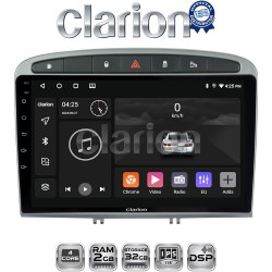 CLARION GL31083S Οθόνη OEM Multimedia Αυτοκινήτου για Peugeot 308 2007 > 2012 (CarPlay/AndroidAuto/BT/GPS/WIFI/GPRS)