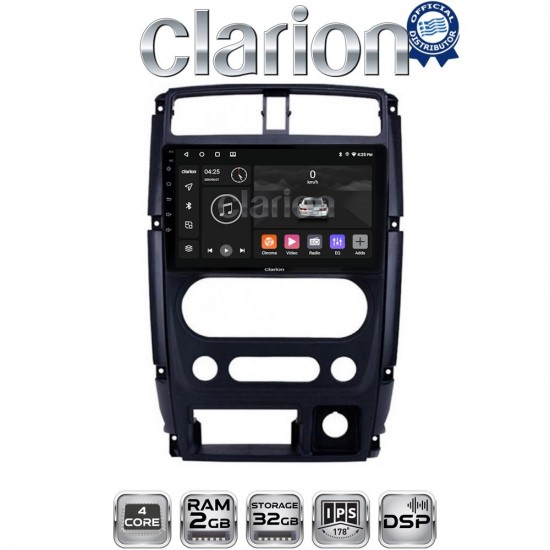 CLARION GL31186 Οθόνη OEM Multimedia Αυτοκινήτου για SUZUKI JIMNY 2007 > 2018 (CarPlay/AndroidAuto/BT/GPS/WIFI/GPRS)