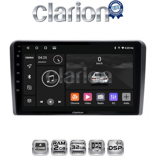CLARION GL31190 Οθόνη OEM Multimedia Αυτοκινήτου για PEUGEOT 308 2013> (CarPlay/AndroidAuto/BT/GPS/WIFI/GPRS)