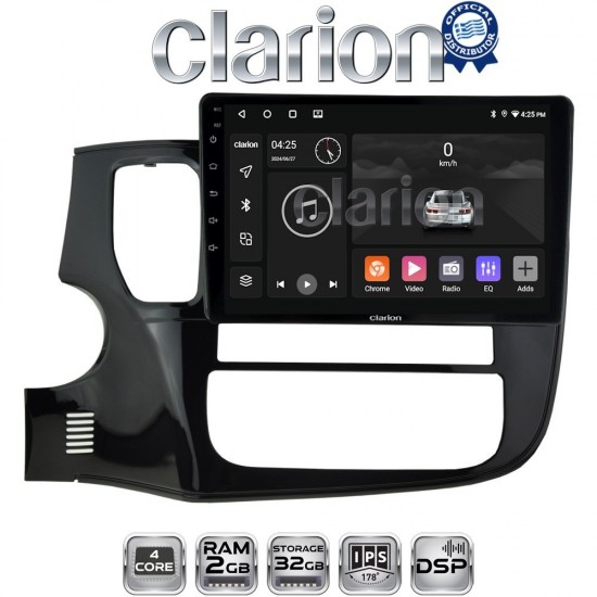 CLARION GL31231 Οθόνη OEM Multimedia Αυτοκινήτου για MITSUBISHI OUTLANDER 2013> (CarPlay/AndroidAuto/BT/GPS/WIFI/GPRS)