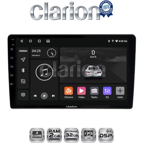 CLARION GL31237 Οθόνη OEM Multimedia Αυτοκινήτου για Ford Focus 1998 > 2004 (CarPlay/AndroidAuto/BT/GPS/WIFI/GPRS)