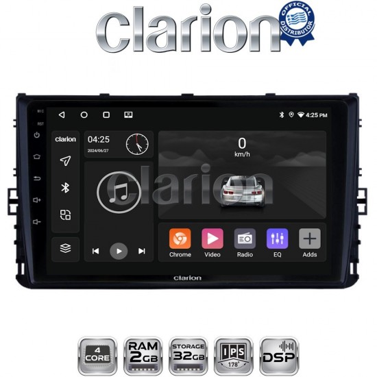 CLARION GL31284 Οθόνη OEM Multimedia Αυτοκινήτου για VW T-ROC & T-CROSS 2017> (CarPlay/AndroidAuto/BT/GPS/WIFI/GPRS)