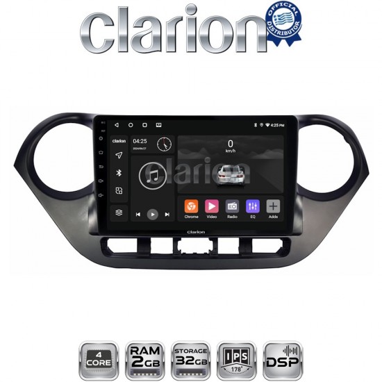 CLARION GL31406 Οθόνη OEM Multimedia Αυτοκινήτου για Hyundai i10 2014> (CarPlay/AndroidAuto/BT/GPS/WIFI/GPRS)