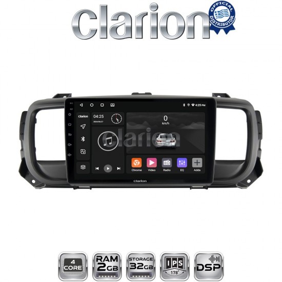 CLARION GL31705 Οθόνη OEM Multimedia Αυτοκινήτου για Citroën SpaceTourer 2016 > Citroën Jumpy 2016 > Peugeot Expert 2016 > Toyota ProAce 2016 > Opel Vivaro 2019 > Fiat Scudo 2022 >