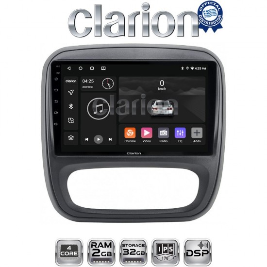 CLARION GL31706 Οθόνη OEM Multimedia Αυτοκινήτου για Opel Vivaro 2014 > 2020Renault Traffic 2014 > 2020Nissan NV300 2014 > 2020Fiat Talento 2014 > 2020Δείτε τί φίσα έχει το αυτοκίνητο πριν την αγορά της οθόνης. (CarPlay/AndroidA