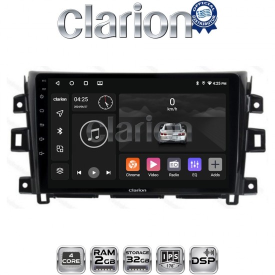 CLARION GL31716 Οθόνη OEM Multimedia Αυτοκινήτου για Nissan Navara D23 2016> (CarPlay/AndroidAuto/BT/GPS/WIFI/GPRS)