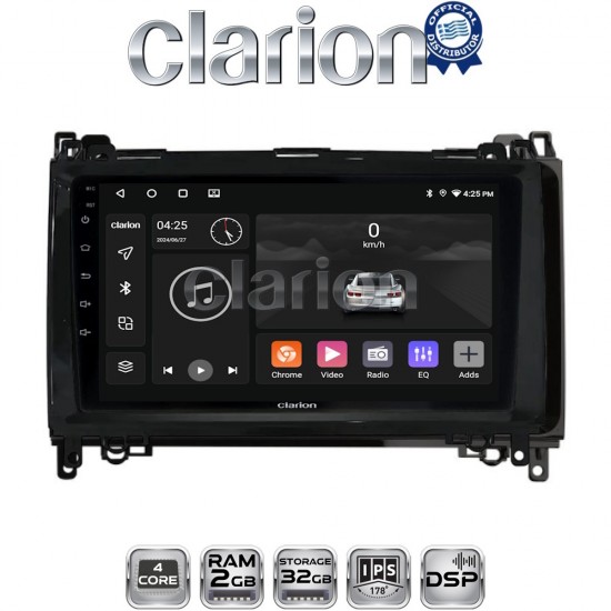 CLARION GL31668 Οθόνη OEM Multimedia Αυτοκινήτου για MERCEDES A(W169),B(W245) - SPRINTER - VITO (CarPlay/AndroidAuto/BT/GPS/WIFI/GPRS)