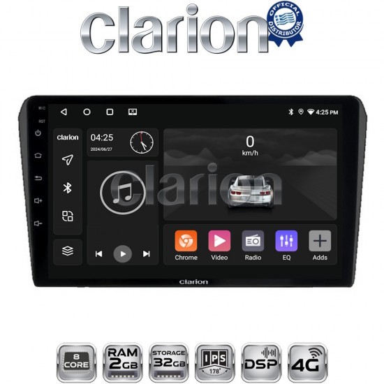 CLARION GL71025B Οθόνη OEM Multimedia Αυτοκινήτου για 0 (CarPlay/AndroidAuto/BT/GPS/WIFI/GPRS)