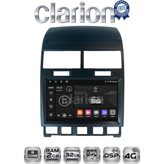 CLARION GL71042 Οθόνη OEM Multimedia Αυτοκινήτου για VW Touareg >2011 (CarPlay/AndroidAuto/BT/GPS/WIFI/GPRS)