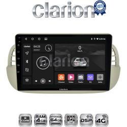 CLARION GL72315 Οθόνη OEM Multimedia Αυτοκινήτου για Fiat 500 2007 > 2016 (CarPlay/AndroidAuto/BT/GPS/WIFI/GPRS)
