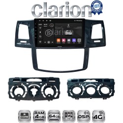 CLARION GL72821 Οθόνη OEM Multimedia Αυτοκινήτου για TOYOTA HILUX 2005>2016 (CarPlay/AndroidAuto/BT/GPS/WIFI/GPRS)