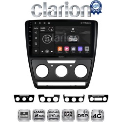 CLARION GL71005B Οθόνη OEM Multimedia Αυτοκινήτου για Skoda Octavia 2005 > 2012 (CarPlay/AndroidAuto/BT/GPS/WIFI/GPRS)