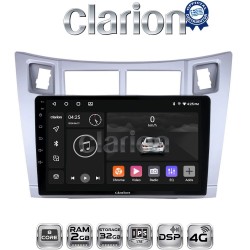 CLARION GL71084S Οθόνη OEM Multimedia Αυτοκινήτου για Τoyota Yaris 2006 > 2011 (CarPlay/AndroidAuto/BT/GPS/WIFI/GPRS)