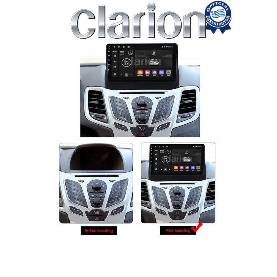 CLARION GL71152 Οθόνη OEM Multimedia Αυτοκινήτου για FORD FIESTA 2008>2009 (CarPlay/AndroidAuto/BT/GPS/WIFI/GPRS)