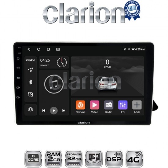 CLARION GL71310 Οθόνη OEM Multimedia Αυτοκινήτου για AUDI A4 2008 > 2013 (CarPlay/AndroidAuto/BT/GPS/WIFI/GPRS)
