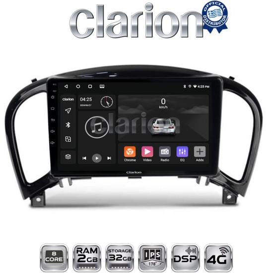 CLARION GL71352 Οθόνη OEM Multimedia Αυτοκινήτου για NISSAN JUKE 2009> (CarPlay/AndroidAuto/BT/GPS/WIFI/GPRS)