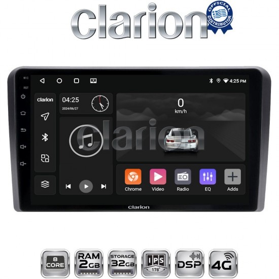 CLARION GL71407 Οθόνη OEM Multimedia Αυτοκινήτου για ΗΥ Η1 2006> (CarPlay/AndroidAuto/BT/GPS/WIFI/GPRS)