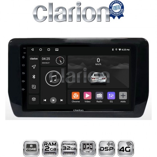 CLARION GL71572 Οθόνη OEM Multimedia Αυτοκινήτου για TOYOTA RAV 4 2019 > (CarPlay/AndroidAuto/BT/GPS/WIFI/GPRS)