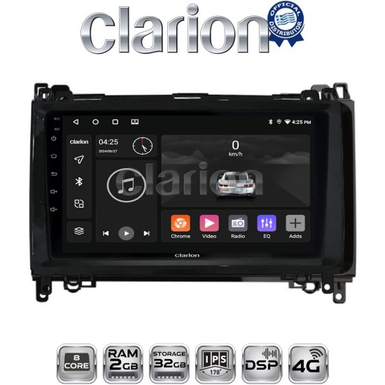CLARION GL71668 Οθόνη OEM Multimedia Αυτοκινήτου για MERCEDES A(W169),B(W245) - SPRINTER - VITO (CarPlay/AndroidAuto/BT/GPS/WIFI/GPRS)