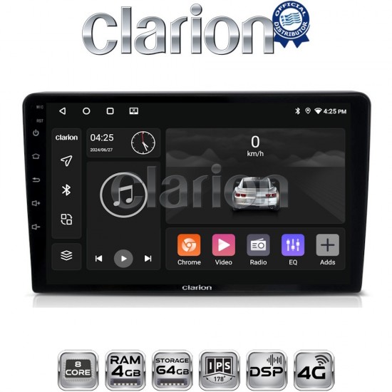 CLARION GL72054 Οθόνη OEM Multimedia Αυτοκινήτου για Suzuki Grand Vitara 1998 > 2004 (CarPlay/AndroidAuto/BT/GPS/WIFI/GPRS)