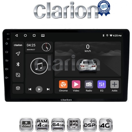 CLARION GL72157 Οθόνη OEM Multimedia Αυτοκινήτου για DACIA DUSTER 2013>2019 (CarPlay/AndroidAuto/BT/GPS/WIFI/GPRS)