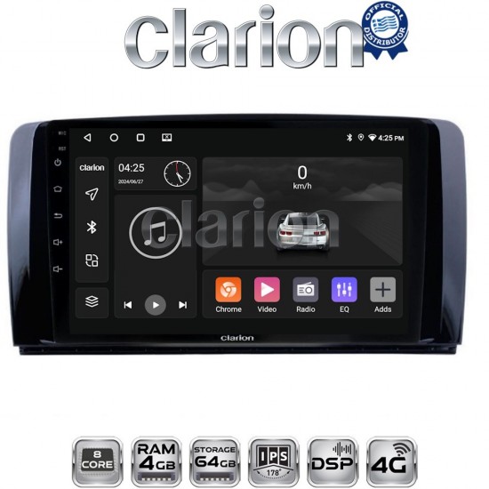 CLARION GL72215 Οθόνη OEM Multimedia Αυτοκινήτου για Benz R-class (W251) 2006>2014 (CarPlay/AndroidAuto/BT/GPS/WIFI/GPRS)