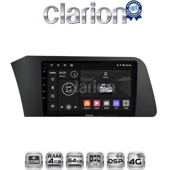 CLARION GL72227 Οθόνη OEM Multimedia Αυτοκινήτου για Hyundai Elantra 2021 > (CarPlay/AndroidAuto/BT/GPS/WIFI/GPRS)