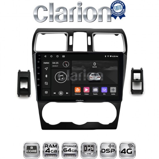 CLARION GL72262B Οθόνη OEM Multimedia Αυτοκινήτου για Subaru Impreza - Forester 2013 > (CarPlay/AndroidAuto/BT/GPS/WIFI/GPRS)