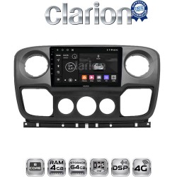 CLARION GL72503 Οθόνη OEM Multimedia Αυτοκινήτου για NISSAN NV400 2011 > 2020 OPEL Movano 2011> 2020 RENAULT Master III 2010 > 2019 (CarPlay/AndroidAuto/BT/GPS/WIFI/GPRS)