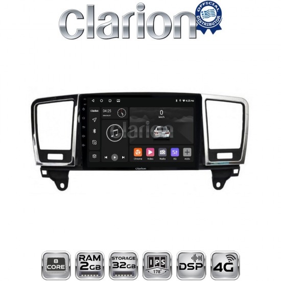 CLARION GL71447 Οθόνη OEM Multimedia Αυτοκινήτου για Mercedes ML 2012 (CarPlay/AndroidAuto/BT/GPS/WIFI)