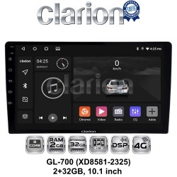 GL-700 (XD8581-2325) 2+32GB, 10.1 inch Οθόνη universal Tablet style Multimedia Αυτοκινήτου (CarPlay/AndroidAuto/BT/GPS/WIFI/GPRS)