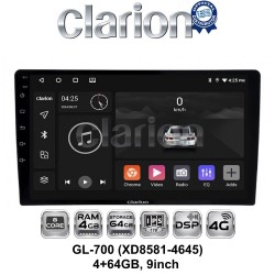 GL-700 (XD8581-4645) 4+64GB, 9inch Οθόνη universal Tablet style Multimedia Αυτοκινήτου (CarPlay/AndroidAuto/BT/GPS/WIFI/GPRS)