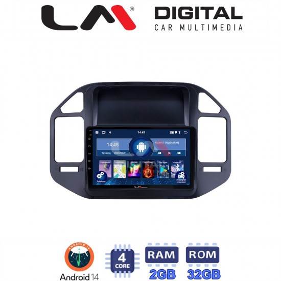 LM Digital - LM ZL4990 GPS Οθόνη OEM Multimedia Αυτοκινήτου για Mitsubishi Pajero 1999 > 2006 (BT/GPS/WIFI/GPRS)