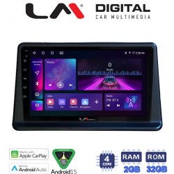 LM Digital - LM ZA4998 GPS Οθόνη OEM Multimedia Αυτοκινήτου για Mitsubishi Pajero 1996 > 2003 (CarPlay/AndroidAuto/BT/GPS/WIFI/GPRS)