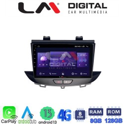 LM Digital - LM ZT8664 GPS Οθόνη OEM Multimedia Αυτοκινήτου για Opel Crossland-Grandland 2017 > (CarPlay/AndroidAuto/BT/GPS/WIFI/GPRS)