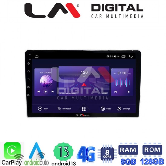 LM Digital - LM ZT8023SA GPS Οθόνη OEM Multimedia Αυτοκινήτου για Kia Sportage 2004 > 2010 (CarPlay/AndroidAuto/BT/GPS/WIFI/GPRS)
