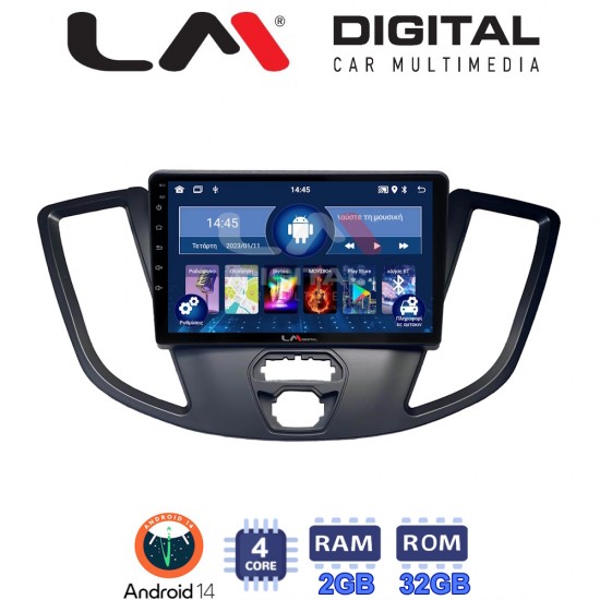 LM Digital - LM ZL4758 GPS Οθόνη OEM Multimedia Αυτοκινήτου για Ford Transit 2013 > 2018 (BT/GPS/WIFI/GPRS)