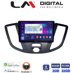 LM Digital - LM ZN4758 GPS Οθόνη OEM Multimedia Αυτοκινήτου για Ford Transit 2013 > 2018 (CarPlay/AndroidAuto/BT/GPS/WIFI/GPRS)