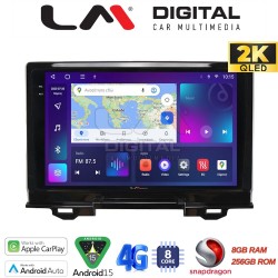 LM Digital - LM ZQ8424 GPS Οθόνη OEM Multimedia Αυτοκινήτου για Honda HRV 2021> (CarPlay/AndroidAuto/BT/GPS/WIFI/GPRS)
