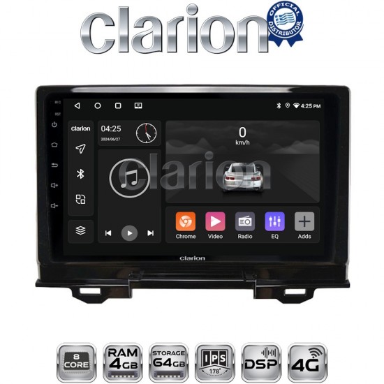 CLARION GL72424 Οθόνη OEM Multimedia Αυτοκινήτου για Honda HRV 2021 > (CarPlay/AndroidAuto/BT/GPS/WIFI/GPRS)