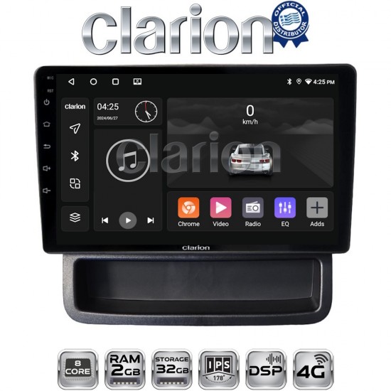 CLARION GL71893 Οθόνη OEM Multimedia Αυτοκινήτου για Opel Vivaro - Renault Trafic - Nissan Primastar 2010 > 2014 (CarPlay/AndroidAuto/BT/GPS/WIFI/GPRS)