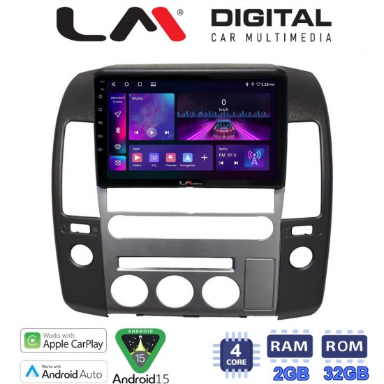 LM Digital - LM ZA4683 GPS Οθόνη OEM Multimedia Αυτοκινήτου για Nissan Navara 2006 > 2016 (CarPlay/AndroidAuto/BT/GPS/WIFI/GPRS)