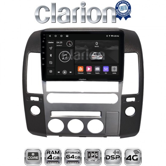 CLARION GL72683 Οθόνη OEM Multimedia Αυτοκινήτου για Nissan Navara 2006 > 2016 (CarPlay/AndroidAuto/BT/GPS/WIFI/GPRS)