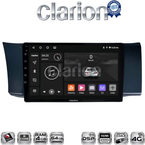 CLARION GL74991 Οθόνη OEM Multimedia Αυτοκινήτου για Subaru BRZ & Toyota GT86 2013 > (CarPlay/AndroidAuto/BT/GPS/WIFI/GPRS)
