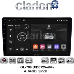 GL-700 (XD6125-464) 4+64GB, 9inch Οθόνη universal Tablet style Multimedia Αυτοκινήτου (CarPlay/AndroidAuto/BT/GPS/WIFI/GPRS)