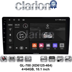 GL-700 (XD6125-464) 4+64GB, 10.1 inch Οθόνη universal Tablet style Multimedia Αυτοκινήτου (CarPlay/AndroidAuto/BT/GPS/WIFI/GPRS)